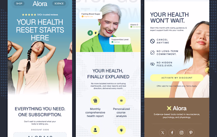 Email Design for a Woman's