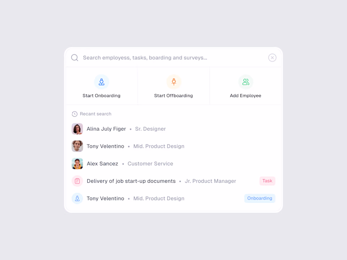 Search modal. Everything is a shortcut. 💯