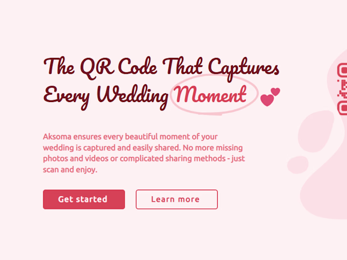 WedClic | Digital Wedding Photo Sharing QR Code