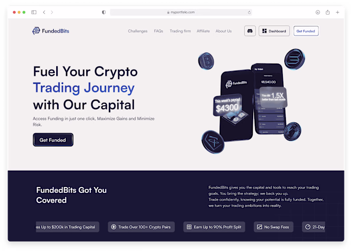 Designing a Website for a Next-Gen Prop Trading Firm 💻🚀
