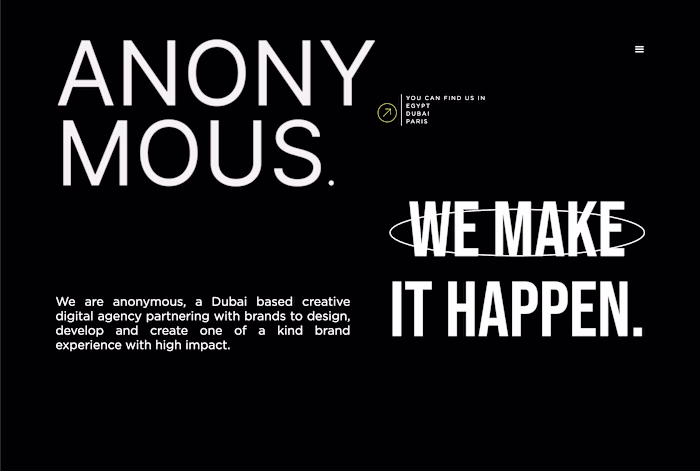 Anonymous - Agency Website Development