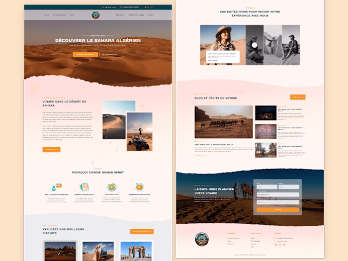 Travel agency website