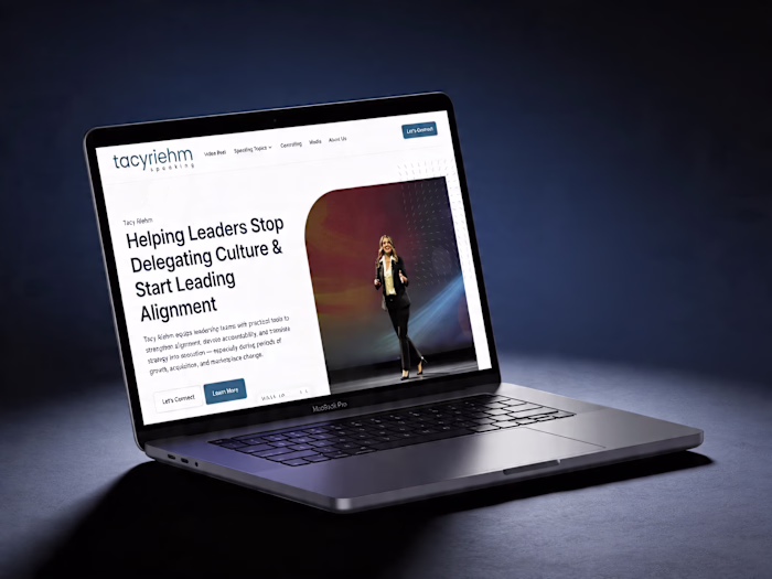 Webflow Site Refinement for Vos Consulting & Tacy Riehm