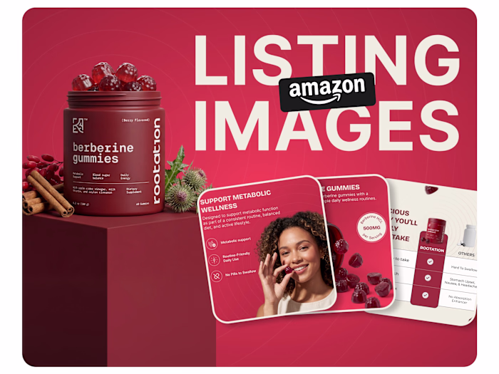 A complete Amazon listing and