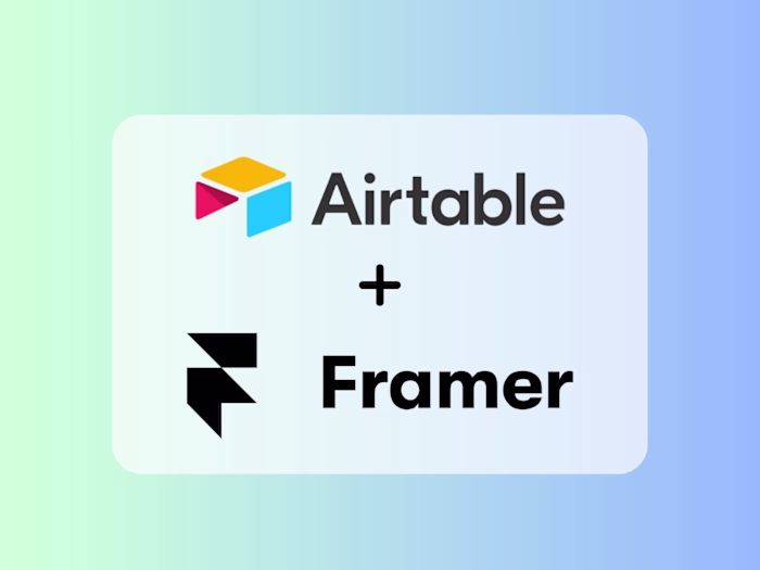 Integrated Airtable with Framer