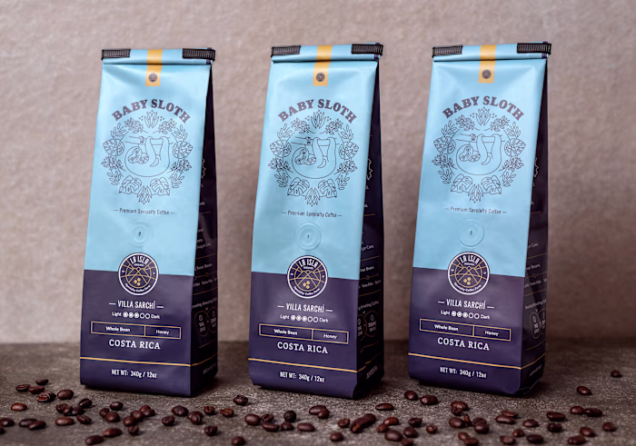 Brand Identity and Packaging Design Baby Sloth