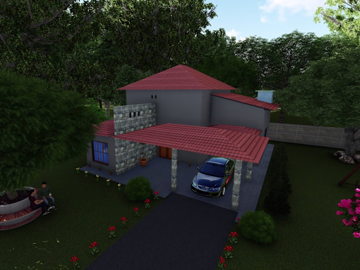 Single-Story House Design