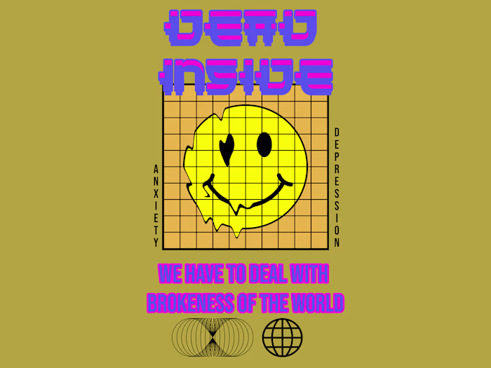 Dead Inside (design for clothing)