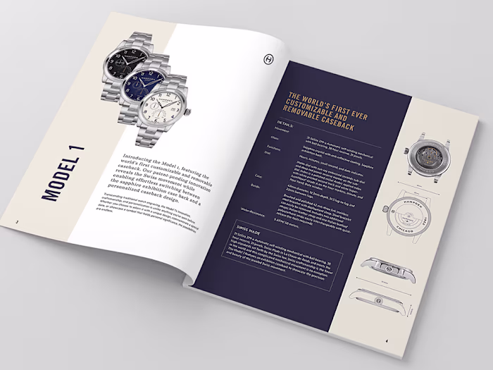 Striking On-brand Catalogue