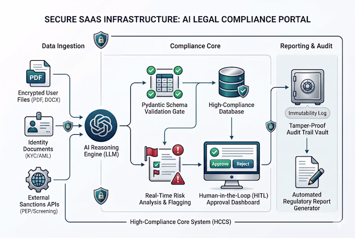 Secure SaaS Infrastructure: AI Legal