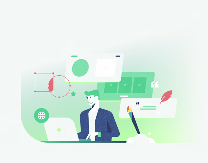 Ads Marketing Vector Illustration