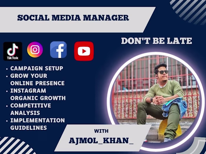 I will be your Social Media and Personal assistant to Grow