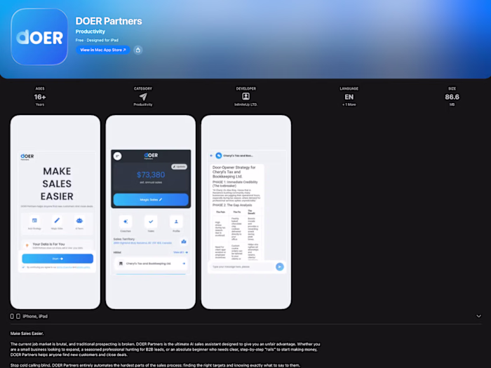 DOER Partners: AI-Powered B2B Sales Engine