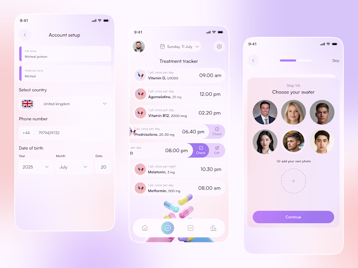 Here is my Fitness Tracker App Design Redesign Feel free to ...