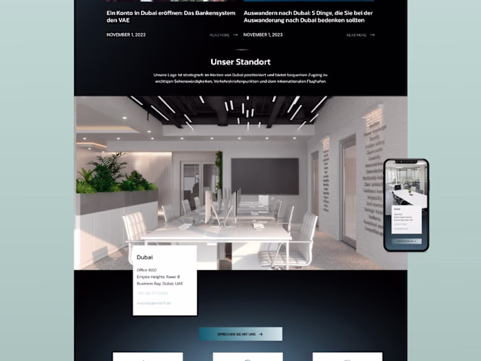 Extent.ae – Modern Property Marketplace Development