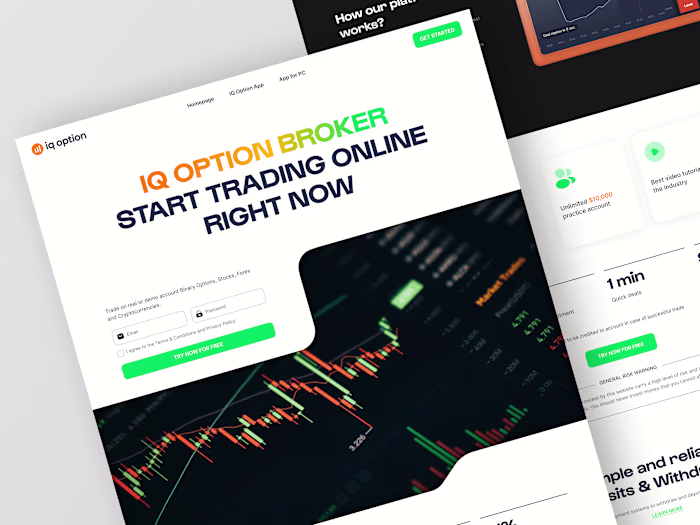 Trading Platform | Website Design UI/UX