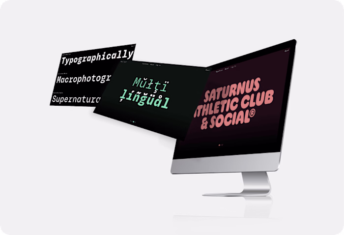 Website for Bech type (Webflow)