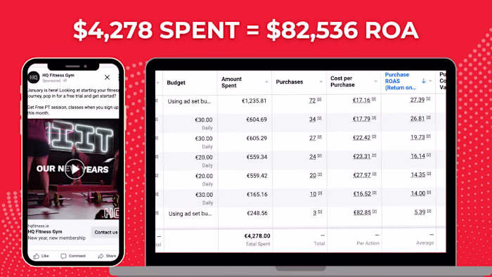 Set up and Management of Facebook and Instagram ads 