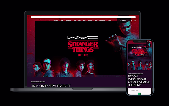 MAC Cosmetics x Stranger Things 4 Netflix