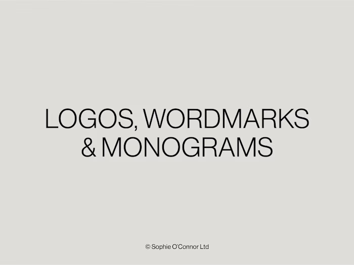 Logos, Wordmarks & Monograms
