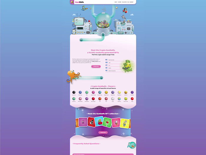 Crypto Gumballs - 10.000 cool looking NFTs