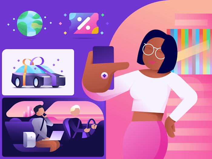 Cabify illustration system