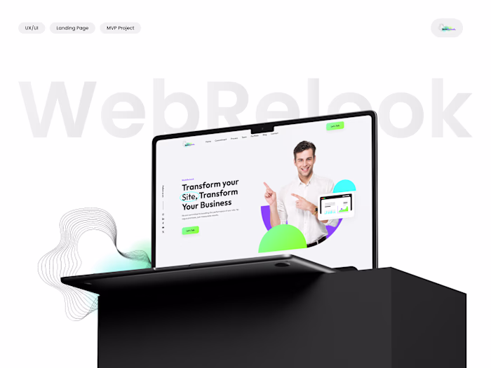 WeRelook - Web agency Landing
