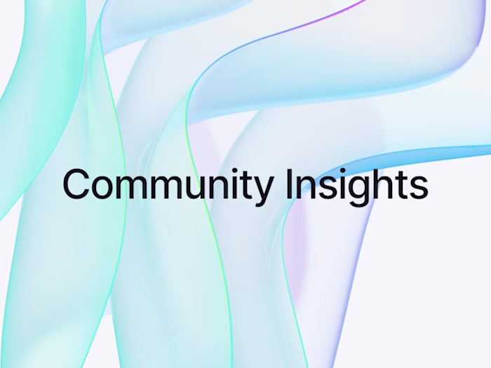 Actionable Community Insights