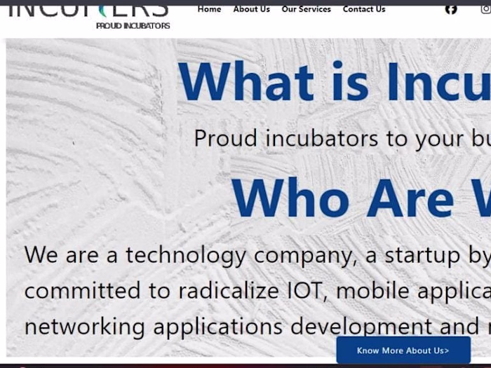 Company portfolio website