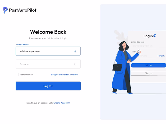 PostAutoPilot- No-code Development Using Bubble.io