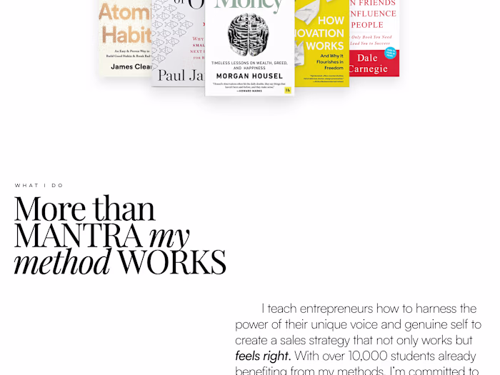 Personal Branding Website for Social Media Influencer