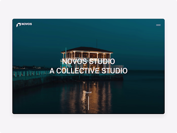 Novos.studio Website Design