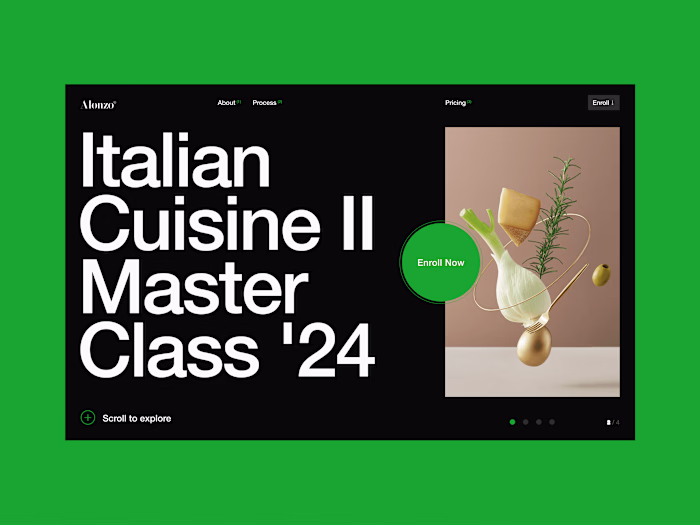 Alonzo Cuisine Web Design