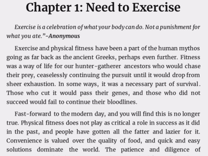 Informative Non-Fiction Content