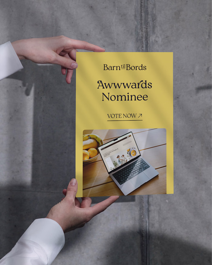 Awwwards nominee: Barn til Bords site 🎉 We designed & built...