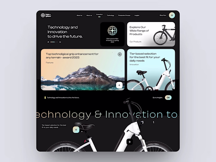 E-bike Website Design