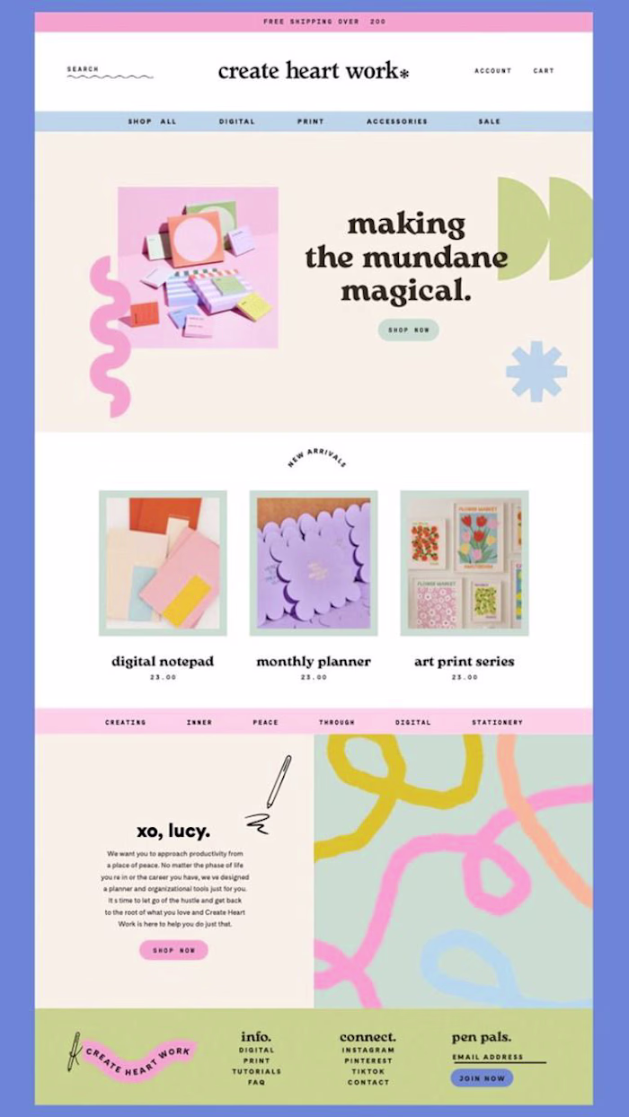 The Aesthetic Edit: Custom Branding & Logo