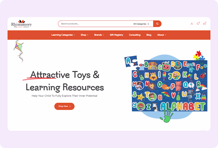 Rhimamory is a specialized e-commerce
