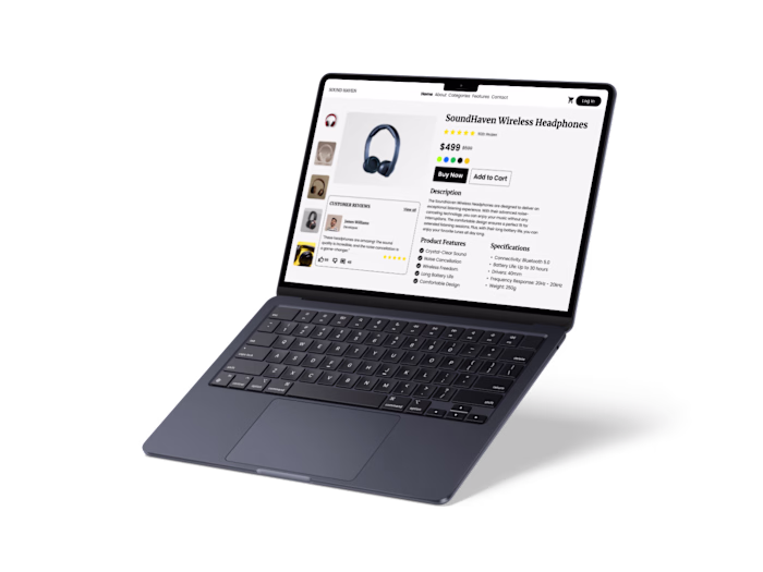 Ecommerce Product Design Description