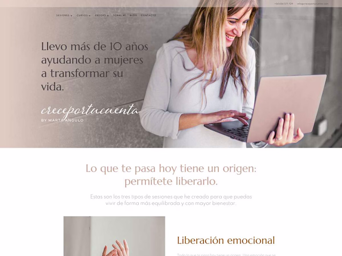 Website for Crece por tu Cuenta