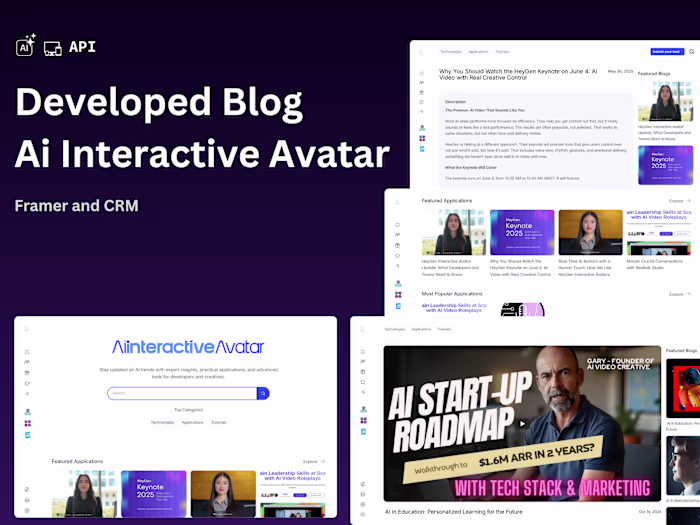 AIInteractiveAvatar Directory Development