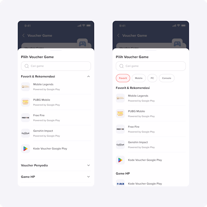 Designed New Digital Product At Flip: Electronic Money Top Up