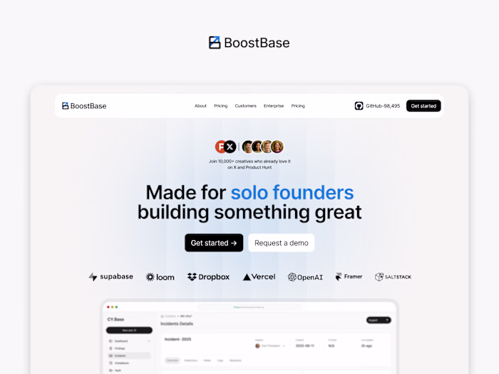 Boostbase MVP Template for SaaS