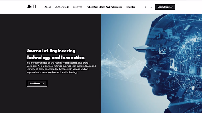 JETI Publications Website Development