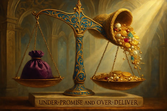 Under-Promise and Over-Deliver: A Guide to Mastering Client Expectations