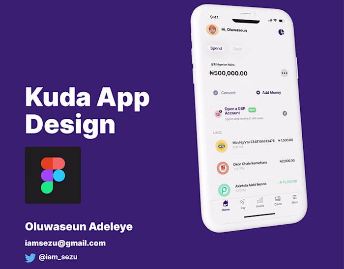 Kuda App Replication :: Behance