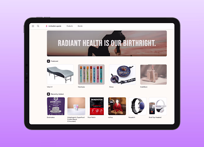 Biohackers.Guide – Interactive Health & Wellness Directory