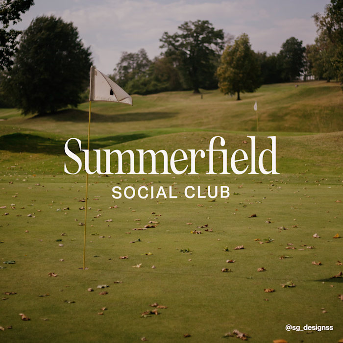 Summerfield Social Club | Brand Design for Golf Club 