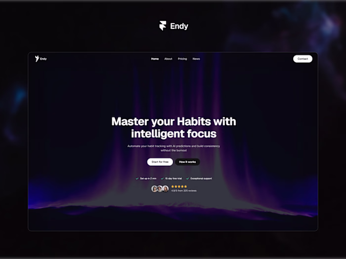 Endy — AI SaaS Framer Template