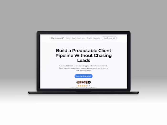 ClarityAscend Website Design and development